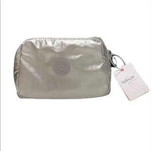 New Kipling silver pouch